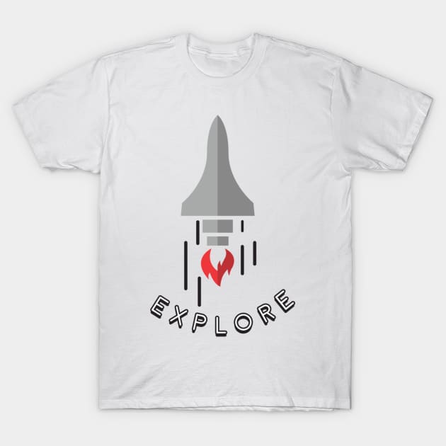 Explore Design T-Shirt by Justkeepbreathing94